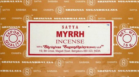 Encens Satya Myrrhe 15g