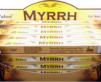 Encens Tulasi Myrrhe 8 bâtonnets