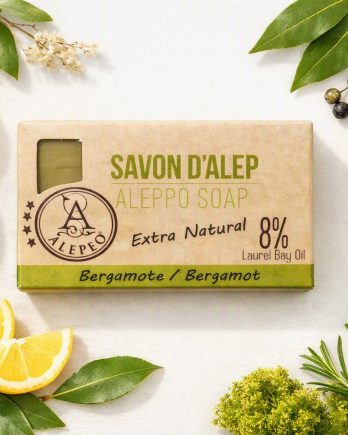 Savon d'Alep Alepeo Bergamote 8% 100g