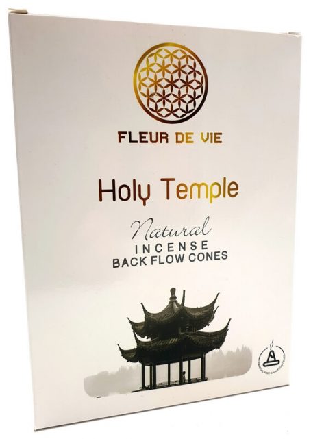 Encens Fleur de Vie Temple Sacré Backflow 10 Cônes
