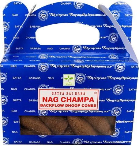 Encens Satya Nag Champa Backflow 24 cônes