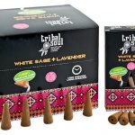 Encens Tribal Soul Lavande et Sauge Blanche 10 cônes backflow