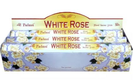 Encens Tulasi Rose Blanche 20g