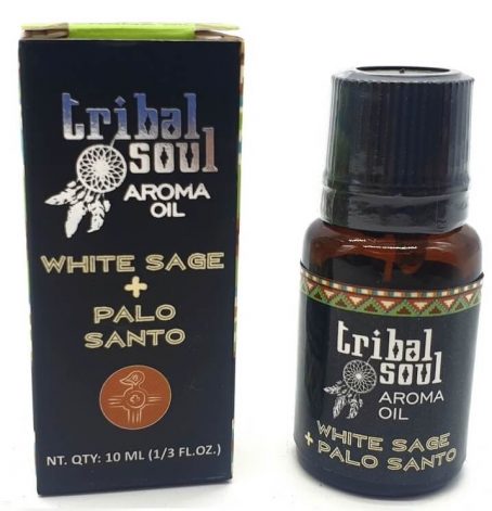 Huile Tribal Soul Sauge Blanche et Palo Santo parfumée 10ml