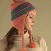 Bonnet Sol Alpaca orange en baby alpaga Bonnet Sol Alpaca Orange en baby alpaga