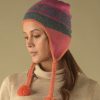 Bonnet Sol Alpaca orange en baby alpaga B Bonnet Sol Alpaca Orange en baby alpaga