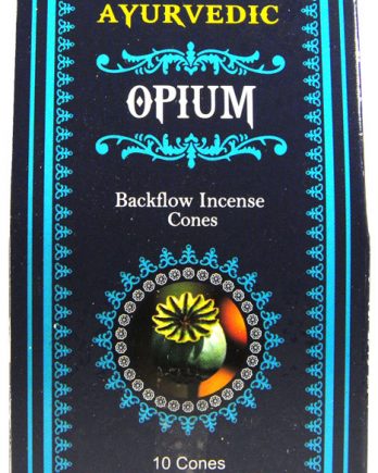Encens Ayurvedic Opium 10 cônes Backflow