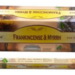 Encens Tulasi Frankincense et Myrrhe 8 bâtonnets
