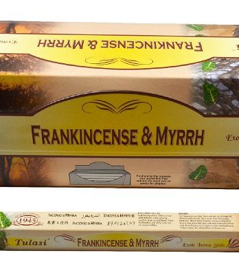 Encens Tulasi Frankincense et Myrrhe 8 bâtonnets