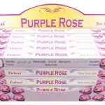 Encens Tulasi Rose Pourpre 8 bâtonnets