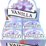 Encens HEM vanille 10 cônes