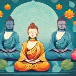 5 Bouddhas de méditation
