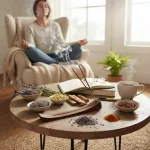 Anxiété – Anti-stress – l’art de l’encens : lavande, camomille et santal pour apaiser l’esprit