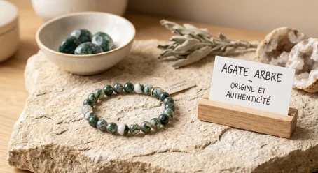 Bracelet Agate Arbre 8mm Bracelet Agate Arbre 8mm