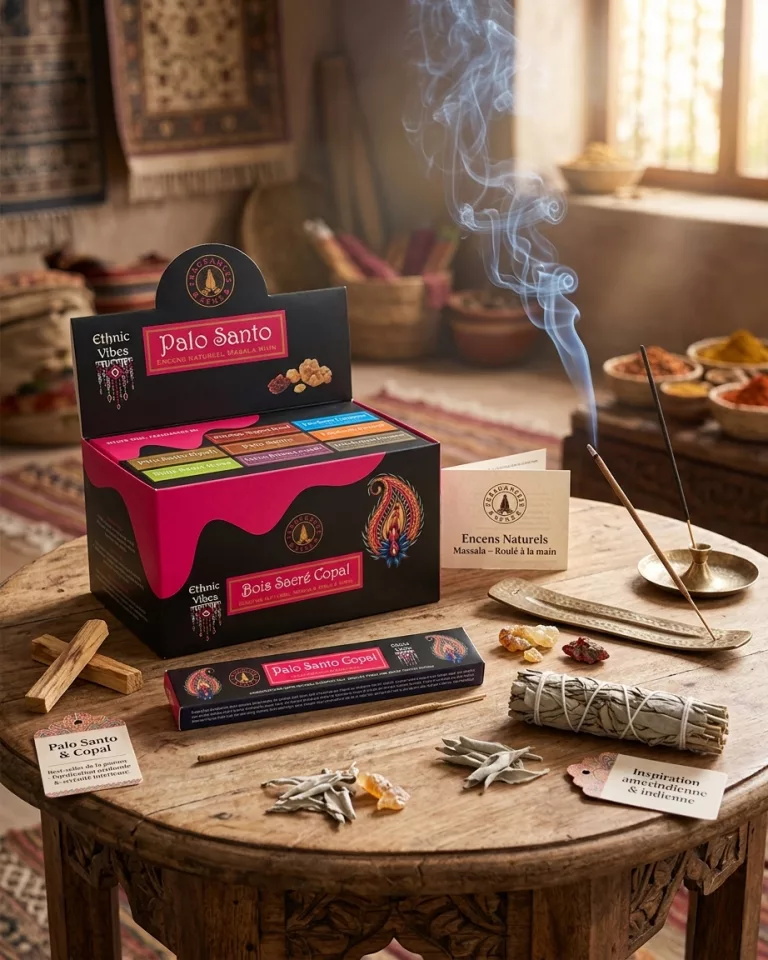 Lire la suite à propos de l’article Encens Ethnic Vibes – Encens naturels masala purifiants méditation