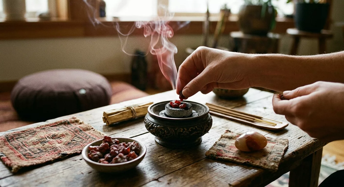 Lire la suite à propos de l’article Encens sang de dragon : un rituel puissant aux origines ancestrales