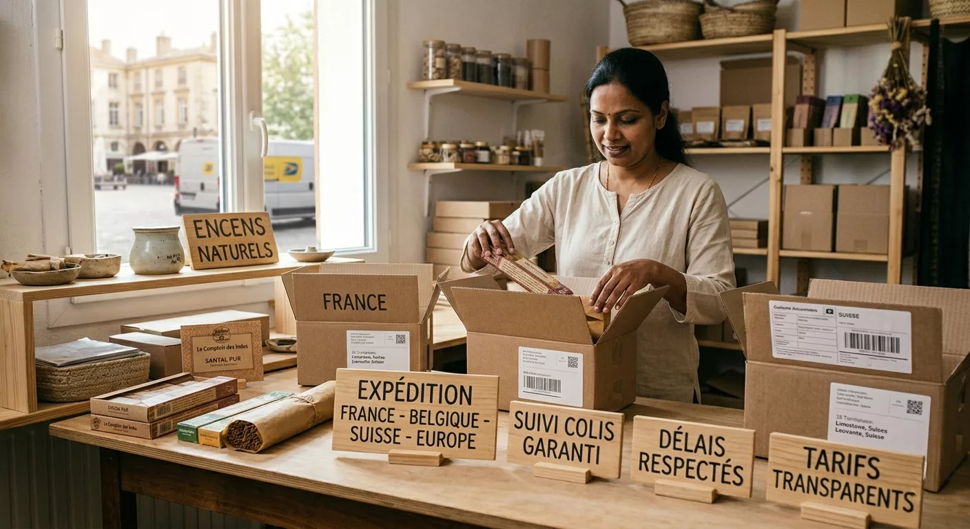 Encens naturels livraison Europe