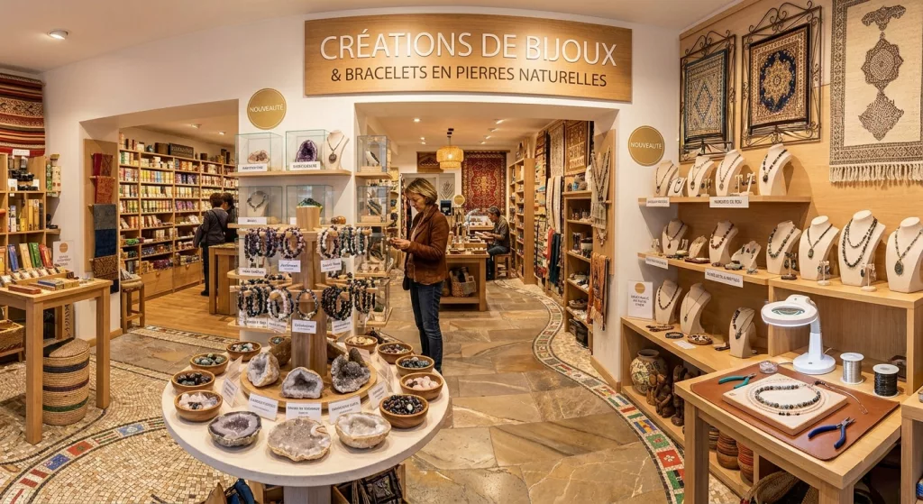 Rayon lithothérapie et artisanat international