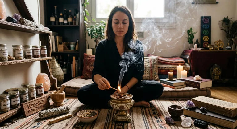 Lire la suite à propos de l’article Encens ésotérique : guide complet pour purifier, protéger et élever vos énergies
