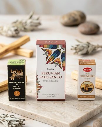 Lot Huiles Parfumées Purification — Palo Santo Trio