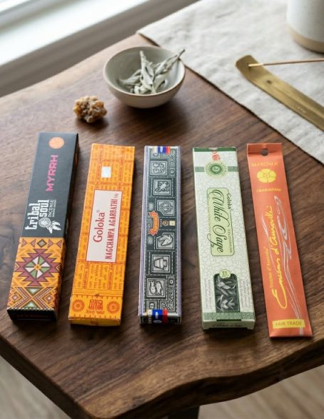 Lot d’Encens 5 Boîtes – Coffret Cadeau Découverte Lot d’Encens 5 Boîtes – Coffret Cadeau Découverte