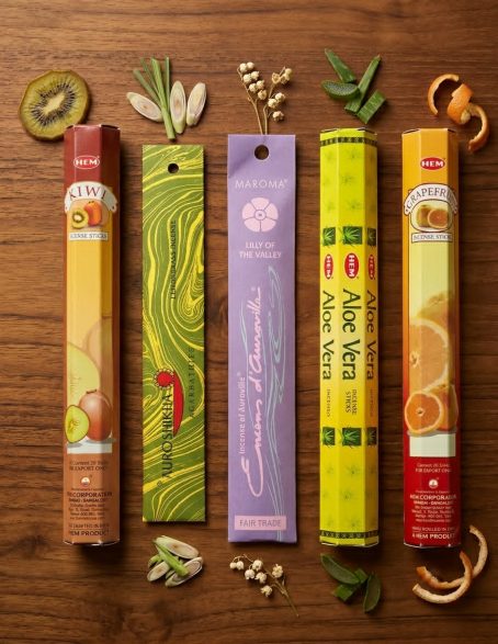 Lot d’encens Été & Fraîcheur – 5 boîtes Lot d’encens Été & Fraîcheur – 5 boîtes