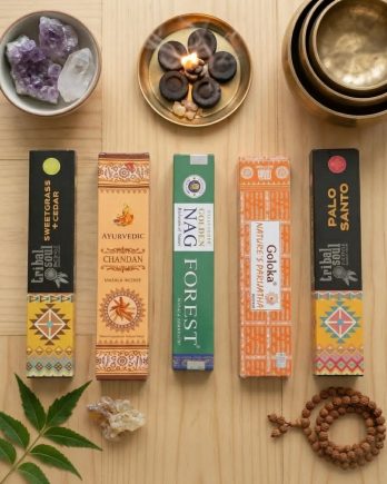 Lot d’encens Forêt & Nature Sauvage 5 boîtes bâtonnets