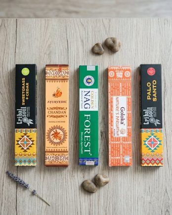 Lot d’encens Forêt & Nature Sauvage 5 boîtes bâtonnets