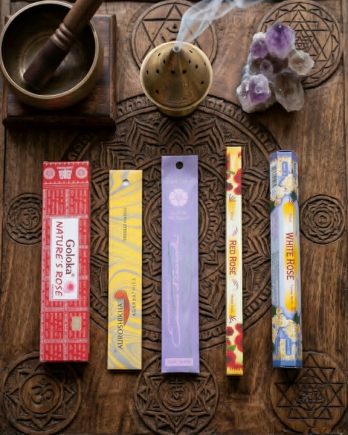 Lot d’encens Floraux & Féminité 5 boîtes de bâtonnets