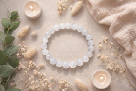 Bracelet Selenite 8mm-2 Bracelet Selenite 8mm
